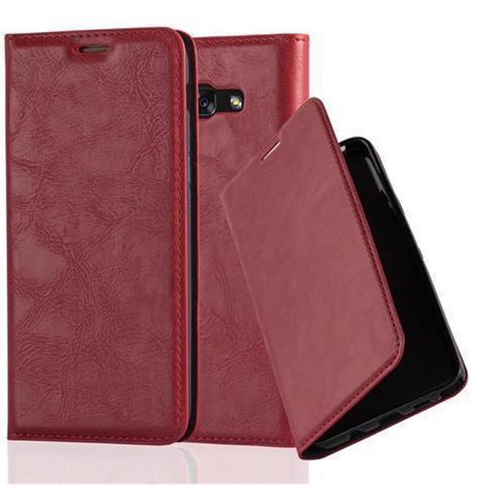 Image of Case Compatible For Galaxy A3 2017 Protective Cover With Magnetic Closure, Stand Function And Card Slot Flip Case Cover Mobile Phone Case Folding Case Book Bag