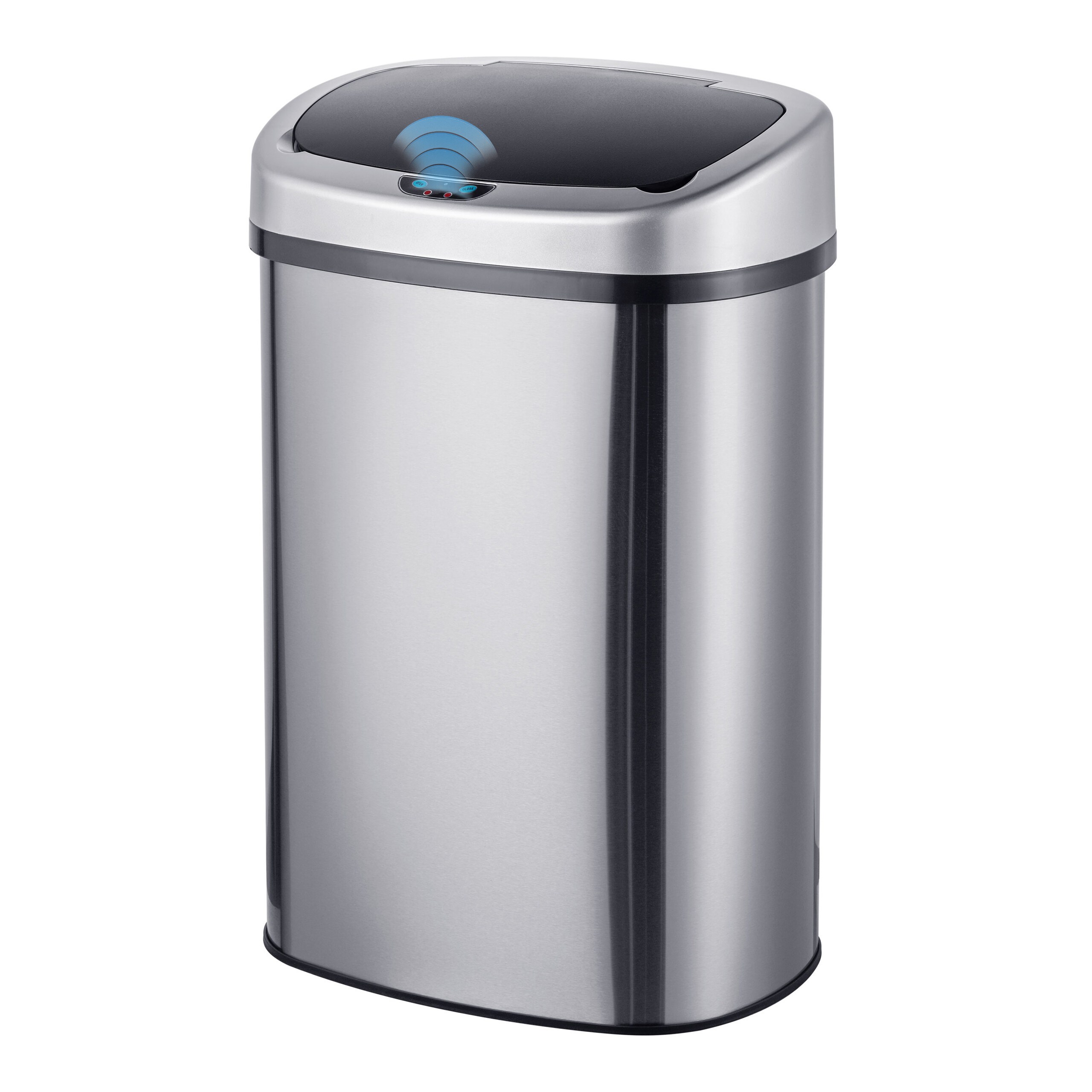 Image of Sensor Trash Can In Silver - 50