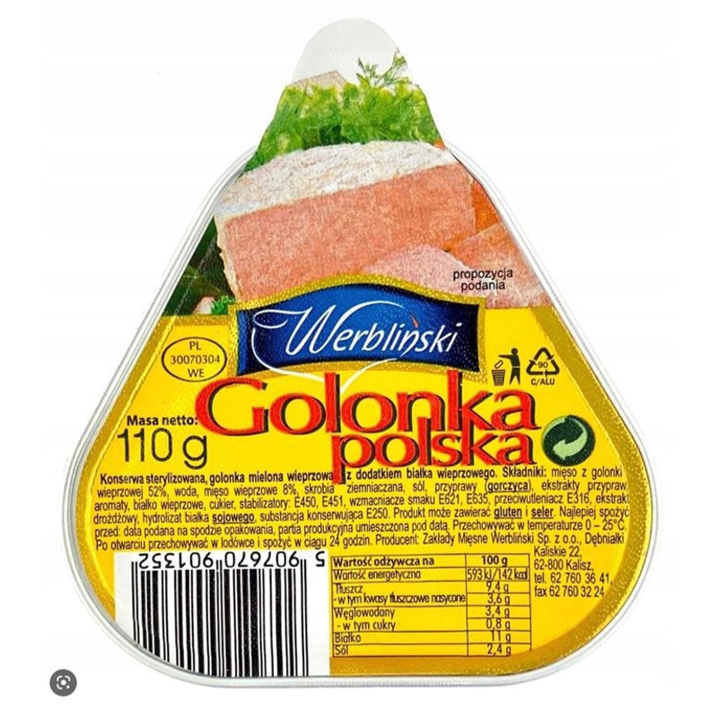 Image of Werbliński Pork Neck Polish Pork Mince 110 G
