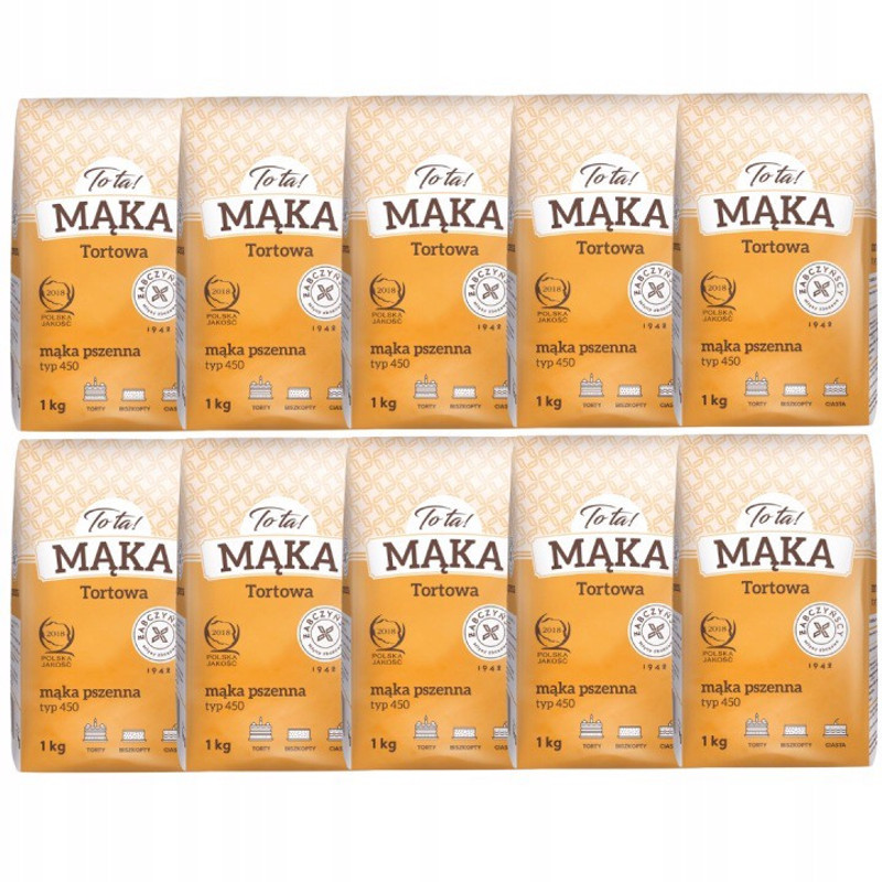 Image of That's It! Wheat Flour Type 450, 1 Kg X 10 Pieces