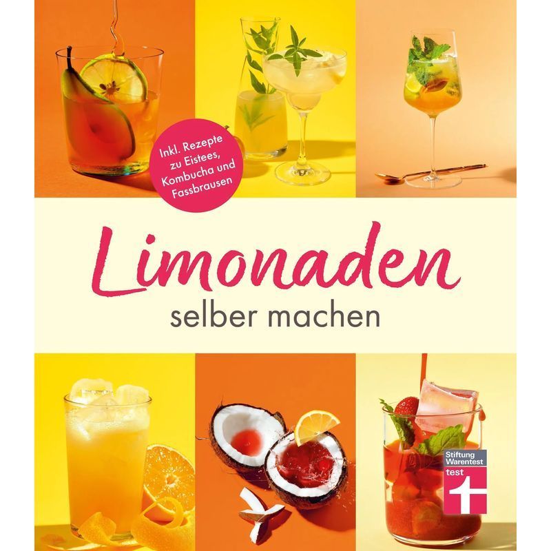 Image of Make Your Own Lemonade - Paperback - Including Recipes For Iced Tea, Kombucha, And Barrel Brews - Kirsten Schiekiera - 176 Pages - German - 2022 - Stiftung Warentest - Ean 9783747105528