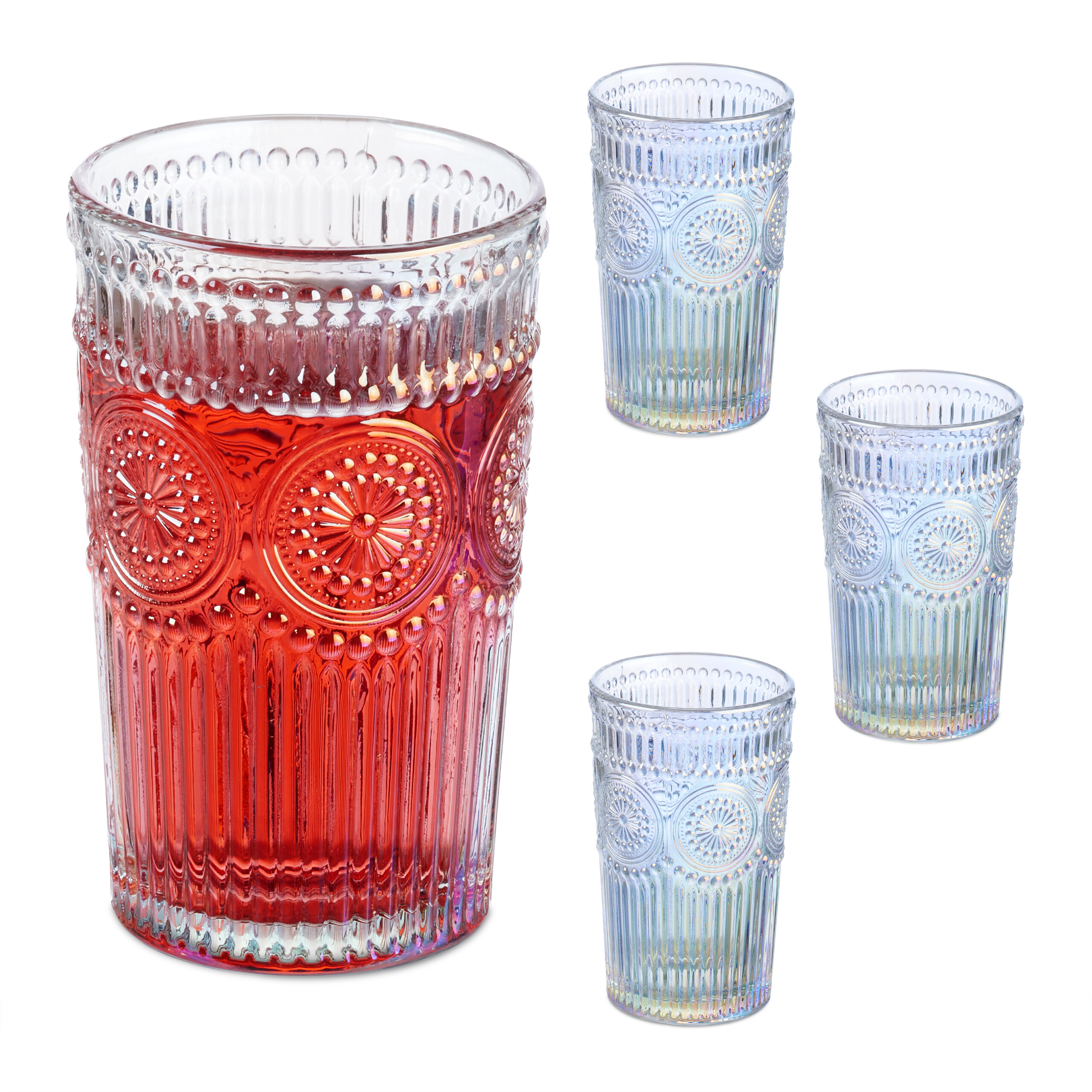 4-pack "" Transparent Drinking Glasses - 360 Ml