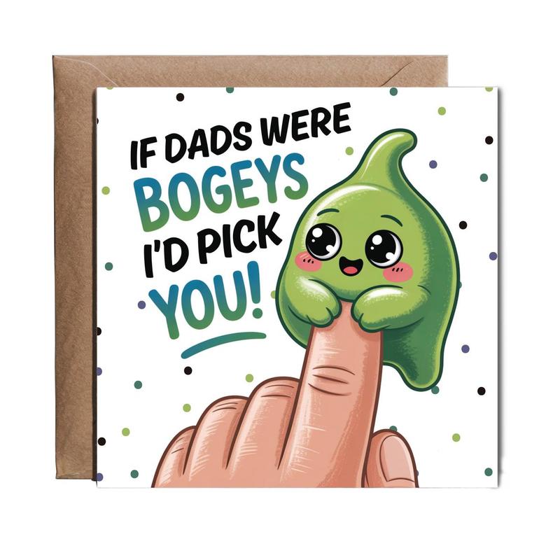hippowarehouse if dads     id pick you fathers   birthday card 150 x 150mm with envelope for  