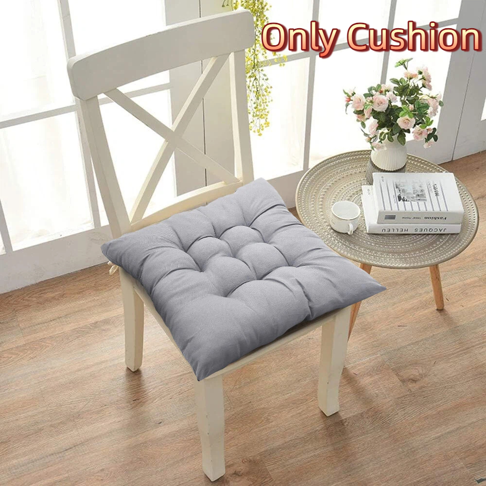 6pcs Grey Multi-Functional Cushion Seat Cushions, 40x40x5cm