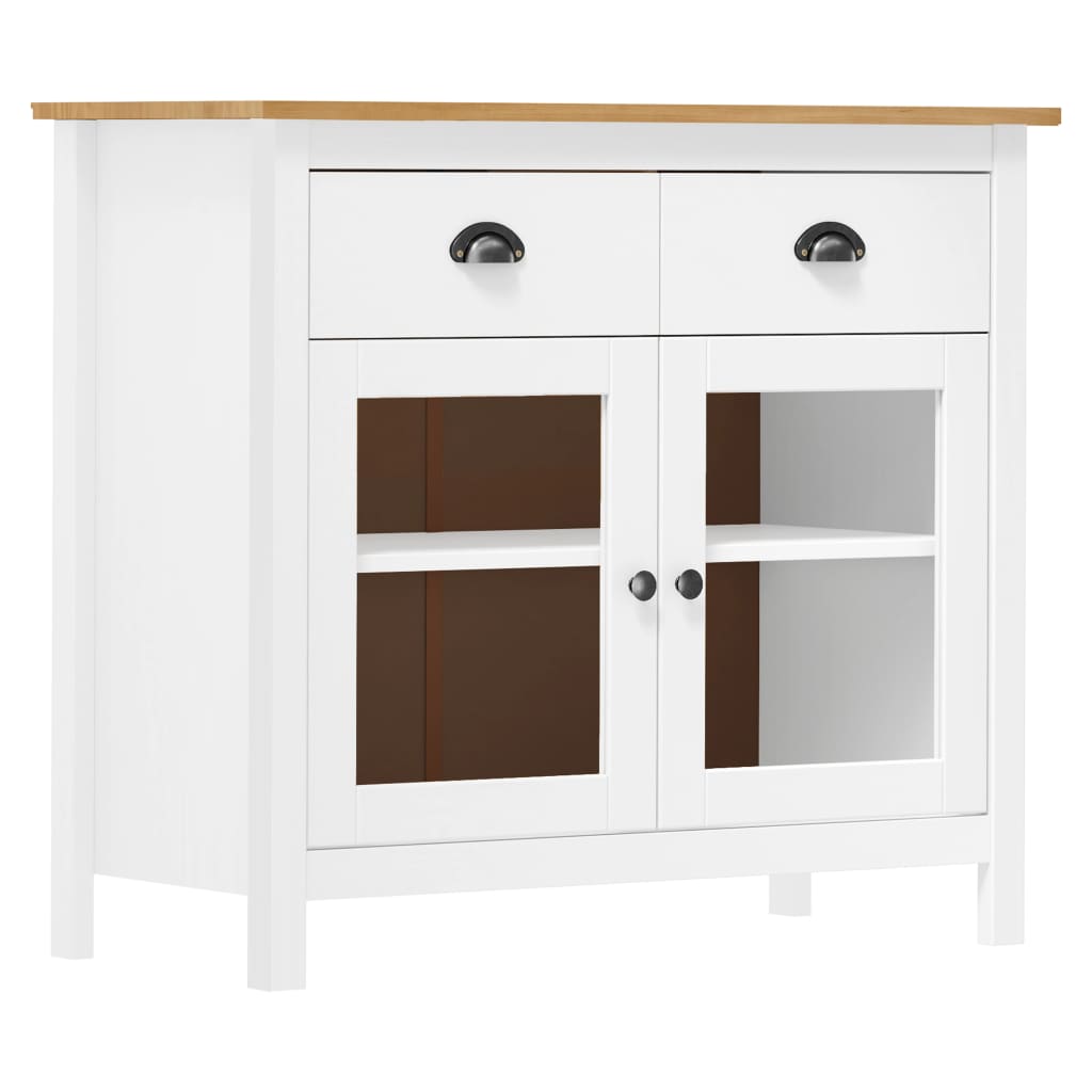 Vidaxl Sideboard, Wooden Sideboard, Solid Wood Sideboard, Side Cabinet, Storage Cabinet, Dresser, Sideboard Cabinet, Multipurpose Cabinet, Cupboard