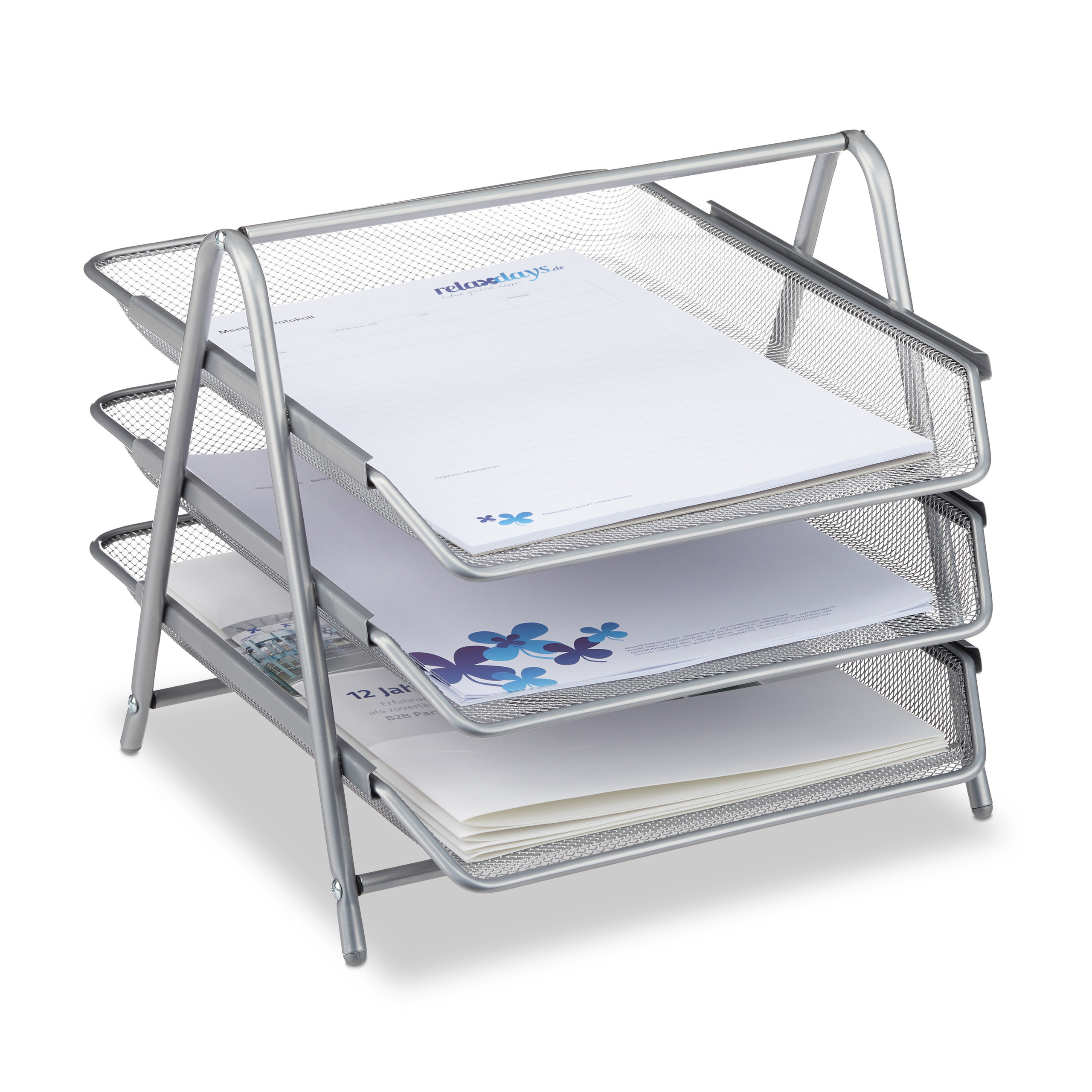 Image of Silver A4 Document Folder