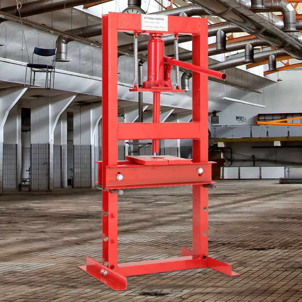 6-Ton Hydraulic Workshop Press for Heavy-Duty Use