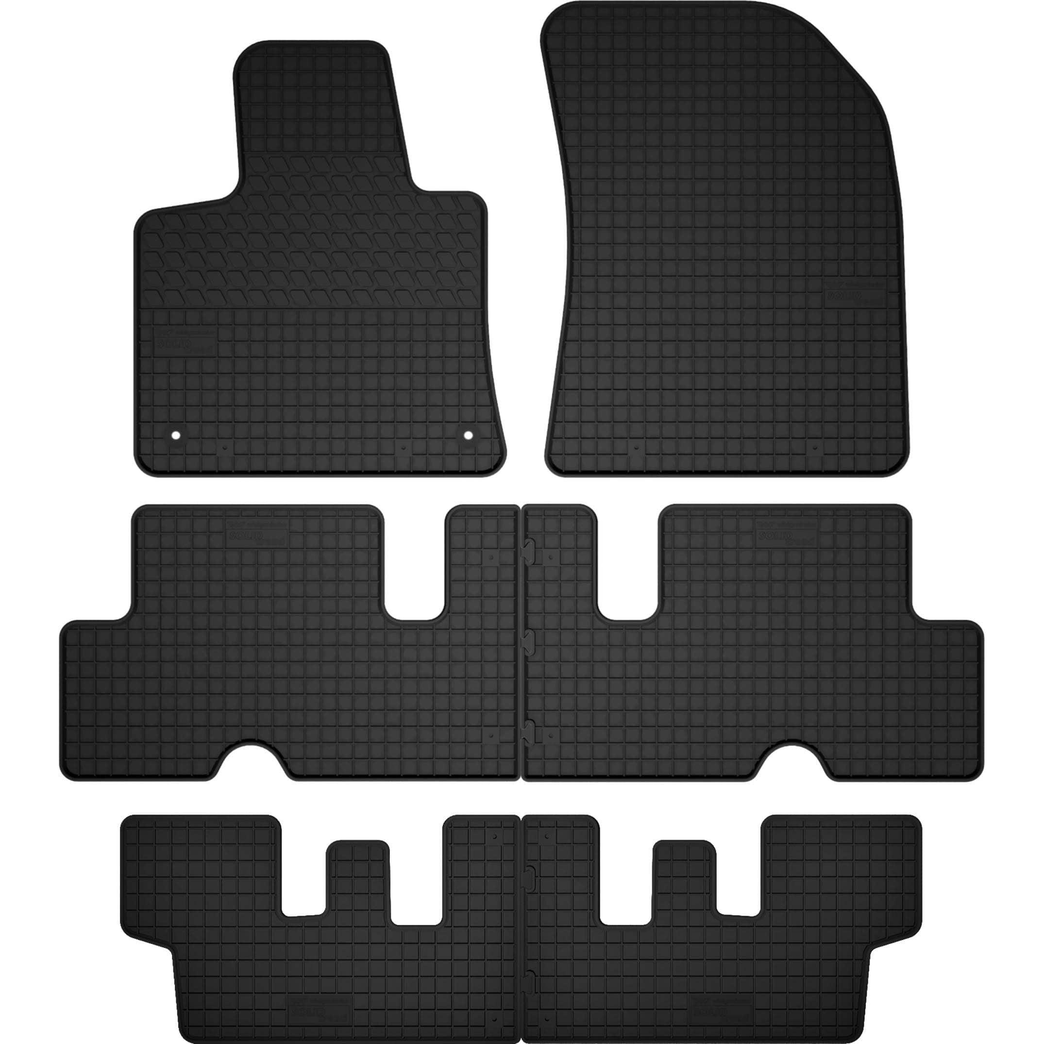TEMU Rubber Floor Mats 3 , 7 People For C4 Minivan (from 2018 To 2022)