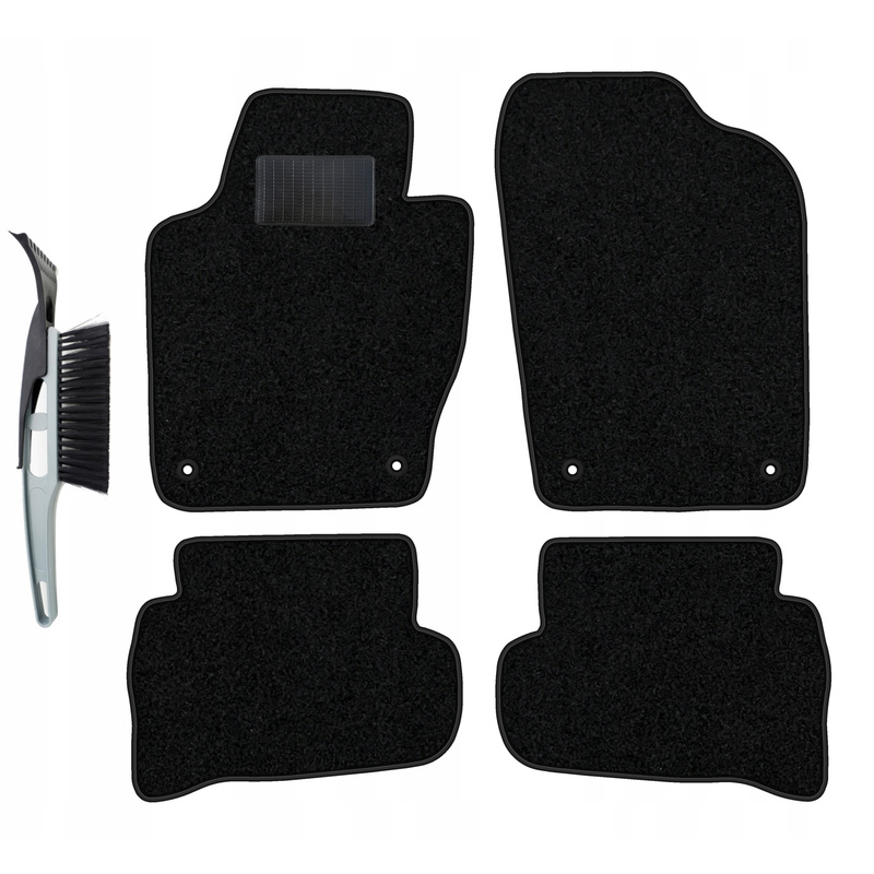 TEMU Set Completo Tappetini Auto in Velluto per Volkswagen Polo V 6R 2009-2017