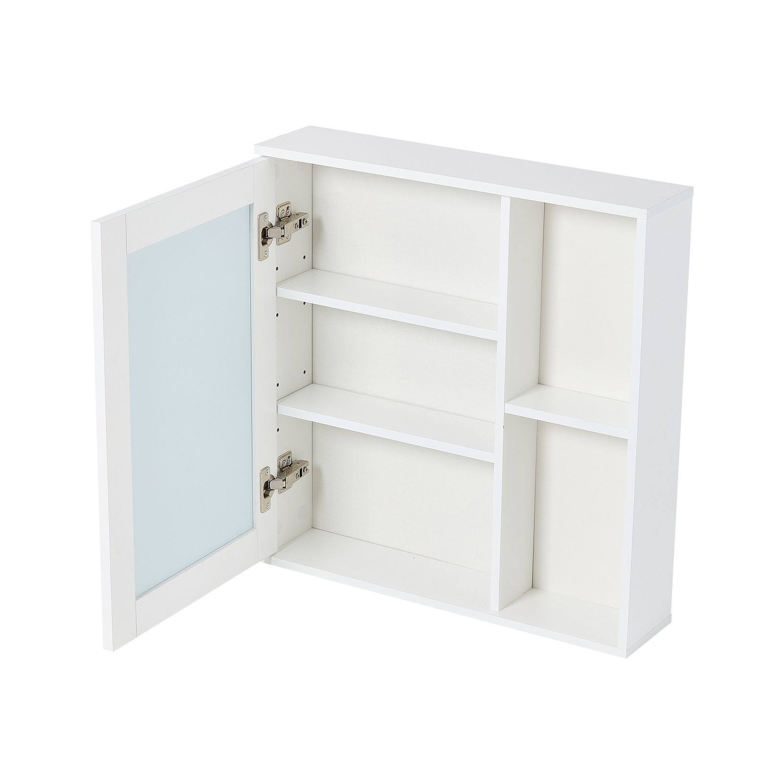 Bathroom Wall Cabinet with Mirror and Adjustable Shelves