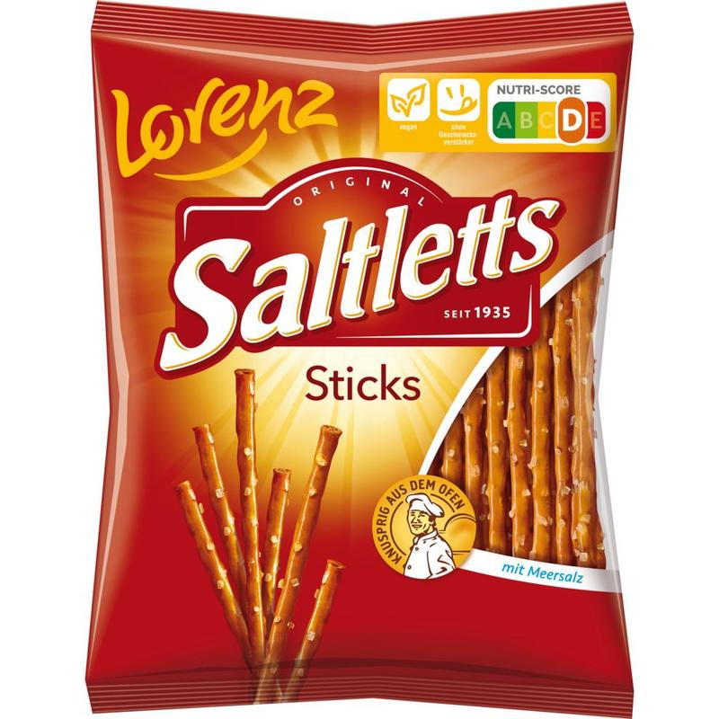 12 Packs Of Lorenz Saltletts Sticks Classic 150g (12x150g)