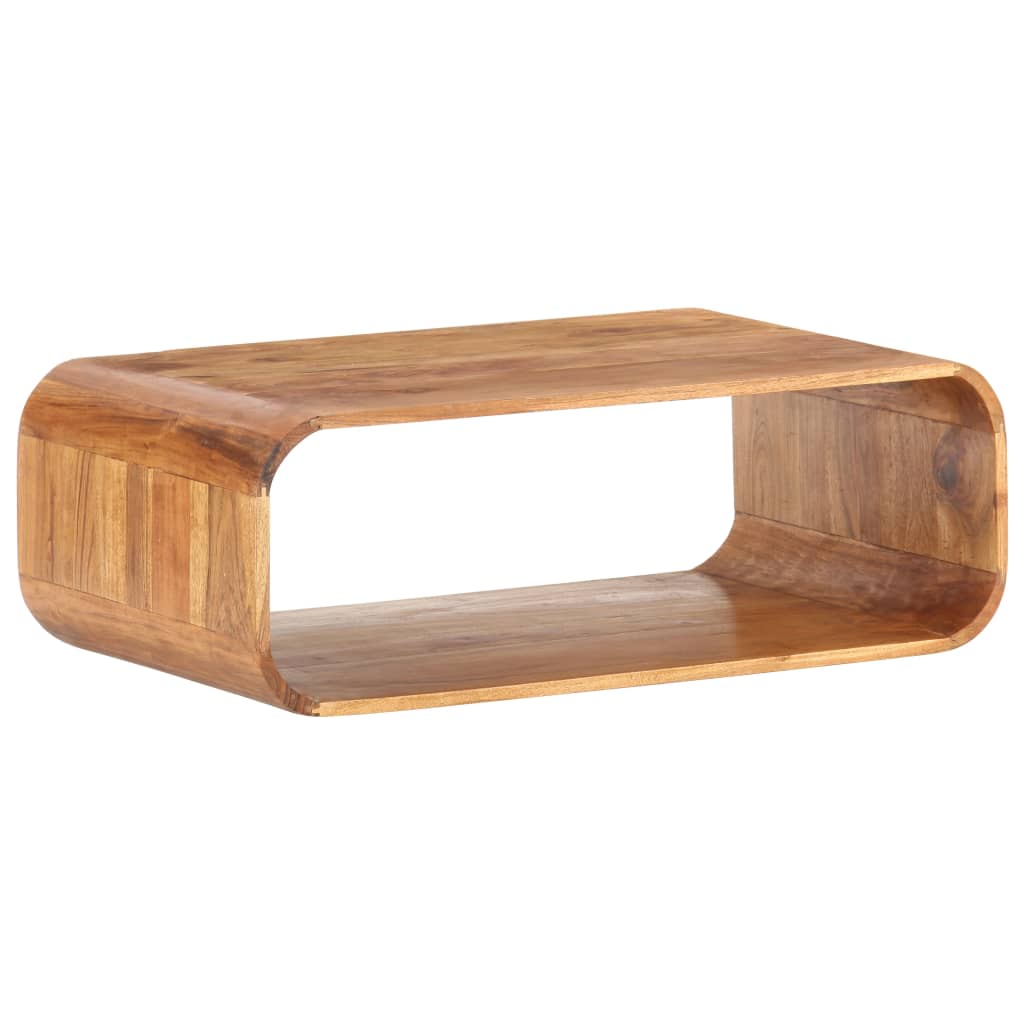 Vidaxl Brun Table Basse Table D’appoint Table De Canapé Avec 1 Etagère Meuble De Salon Salle De Séjour Maison Intérieur 90X50x30 Cm