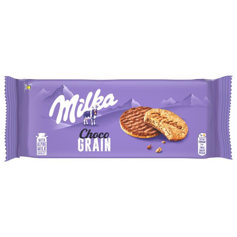 Milka Choco Grain, Oat Flake With Milk Chocolate - 126 G