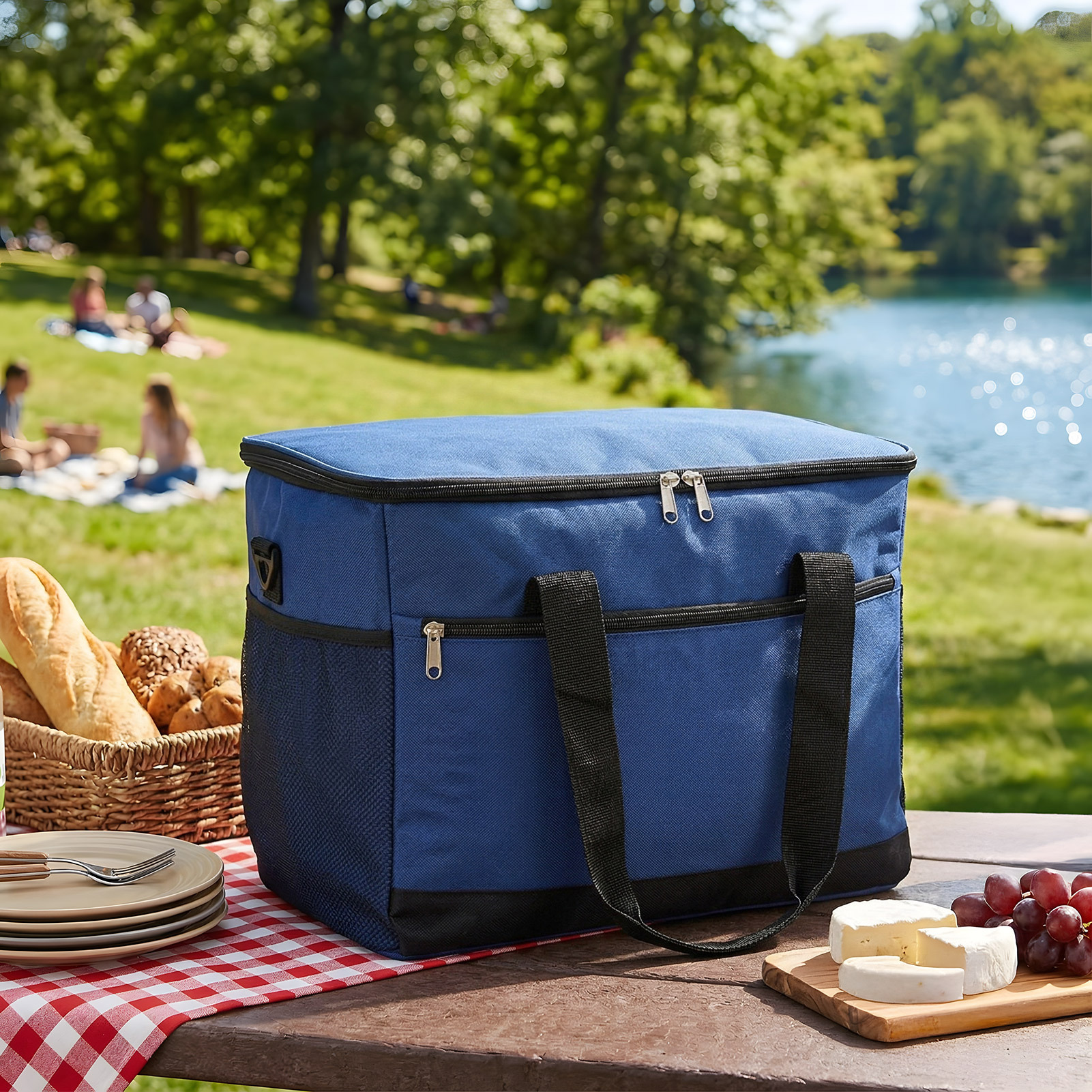 30L Large-Capacity Insulated Picnic Cooler Bag