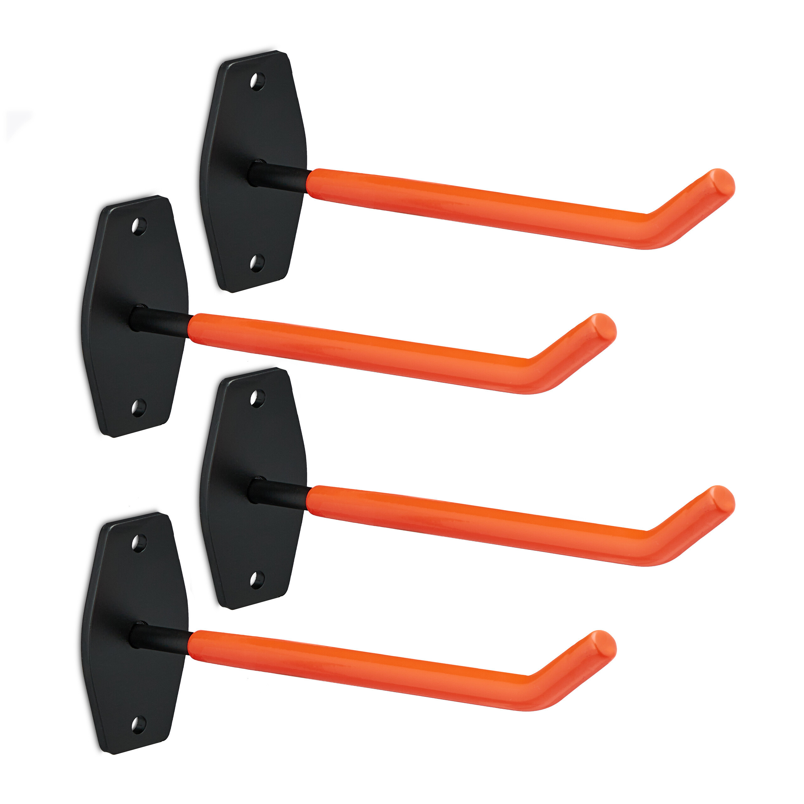 E-shop 4 x Reifenhalter in Orange/ Schwarz
