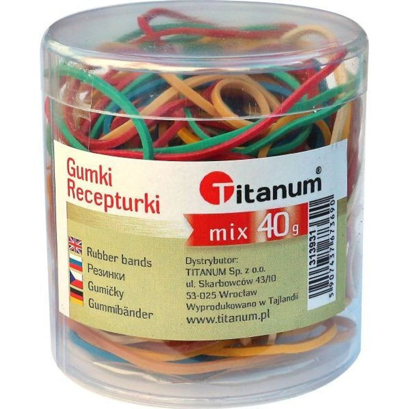 Image of Rubber Band Mix 40g Tuba Titanium (absorbent)