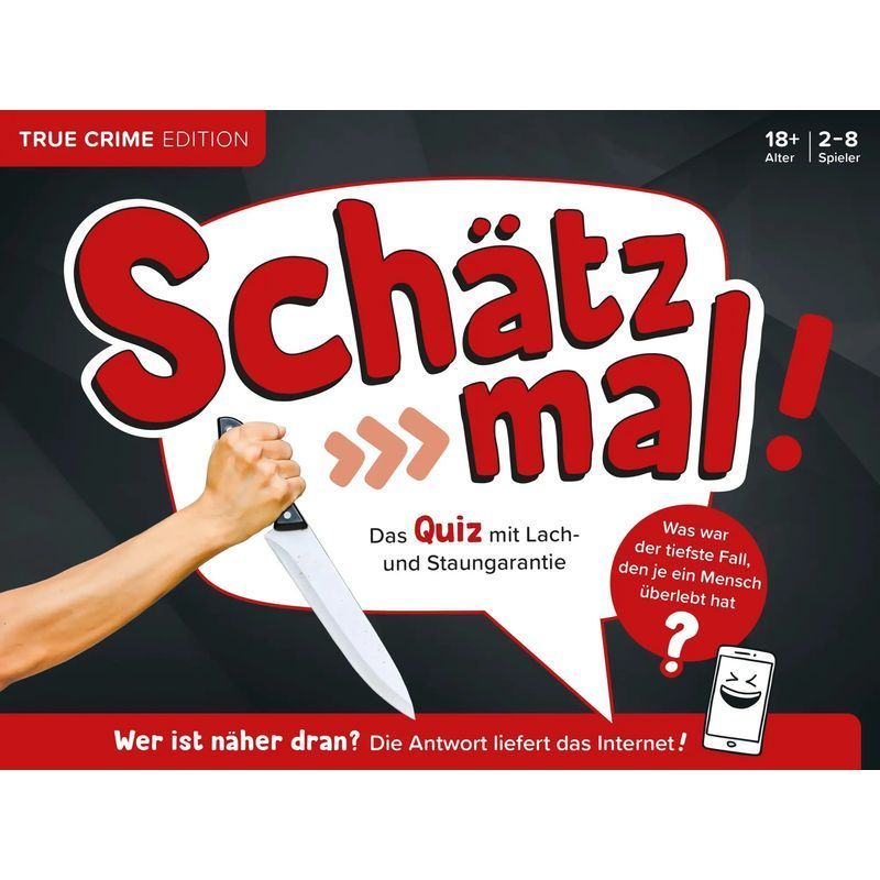 Image of True Crime Edition - The Quiz With Laughter And Shock Guarantee From 18 Years 2-8 Players Game - Paperback - 96 Pages - German - 2024 - Naumann & Göbel Publishing - Ean 9783989760066