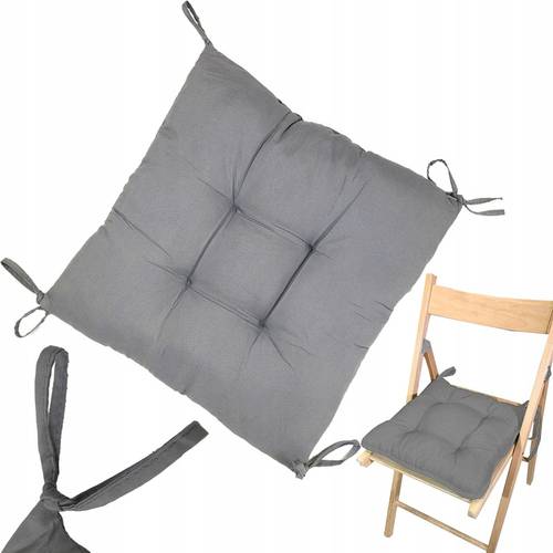 gardening cushion piped on chair tie 40x40 cm