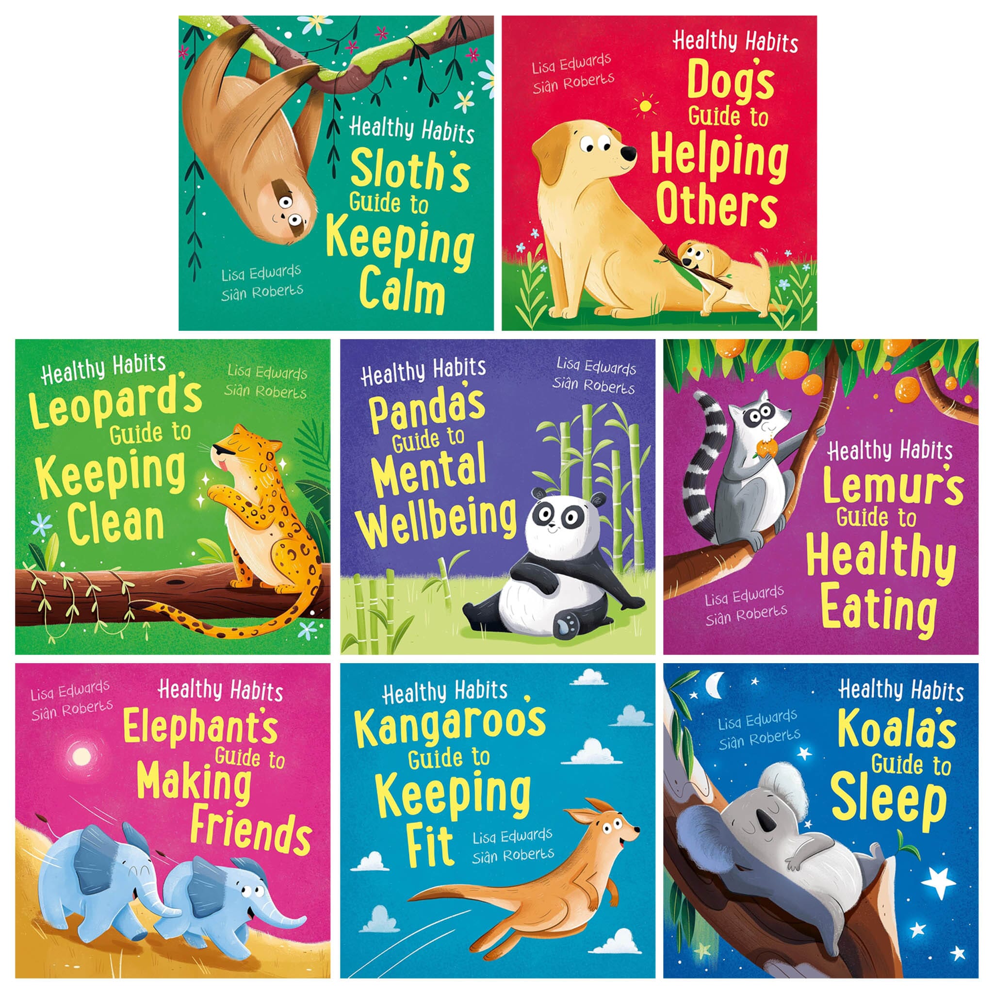 TEMU Healthy Habits Of Animal Series By Lisa Edwards 8 Books Collection Set - Ages 5-7 - Paperback