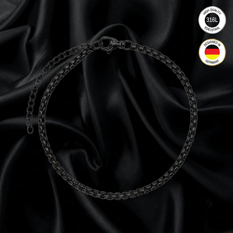 Image of Bracelet For Women - Black - Link Bracelet - Waterproof