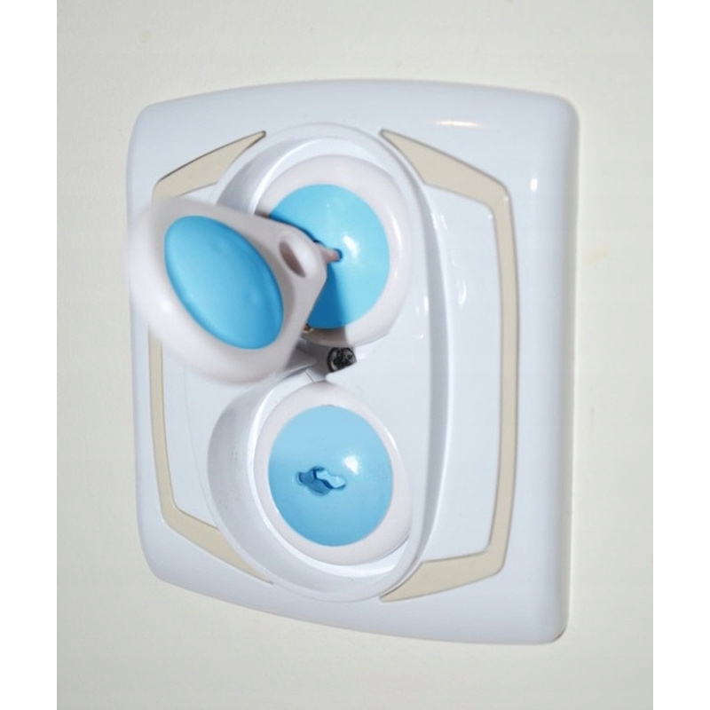 Sigurnosne čepove za utičnice za djecu, 12 komada + ključ za kućnu upotrebu