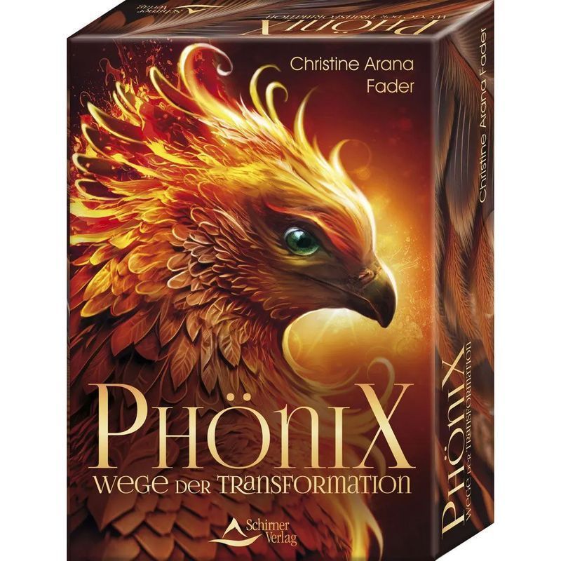 Phoenix Paths Of Transformation - Paperback - Set With Book And 44 Cards - Christine Arana Fader - 44 Pages - German - 2024 - Schirner Verlag - Ean 9783843492287