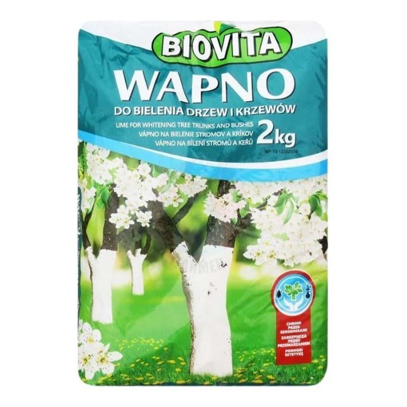 E-shop Weißanstrich Obstbäume Baumanstrich Baum Pflege Frostschutz Gartenkalk 2kg