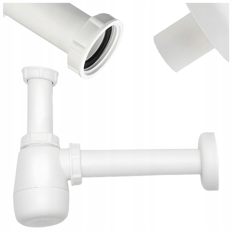 Image of Low Syphon Washbasin / Bidet Bottle Syphon For White Pipe Washbasin