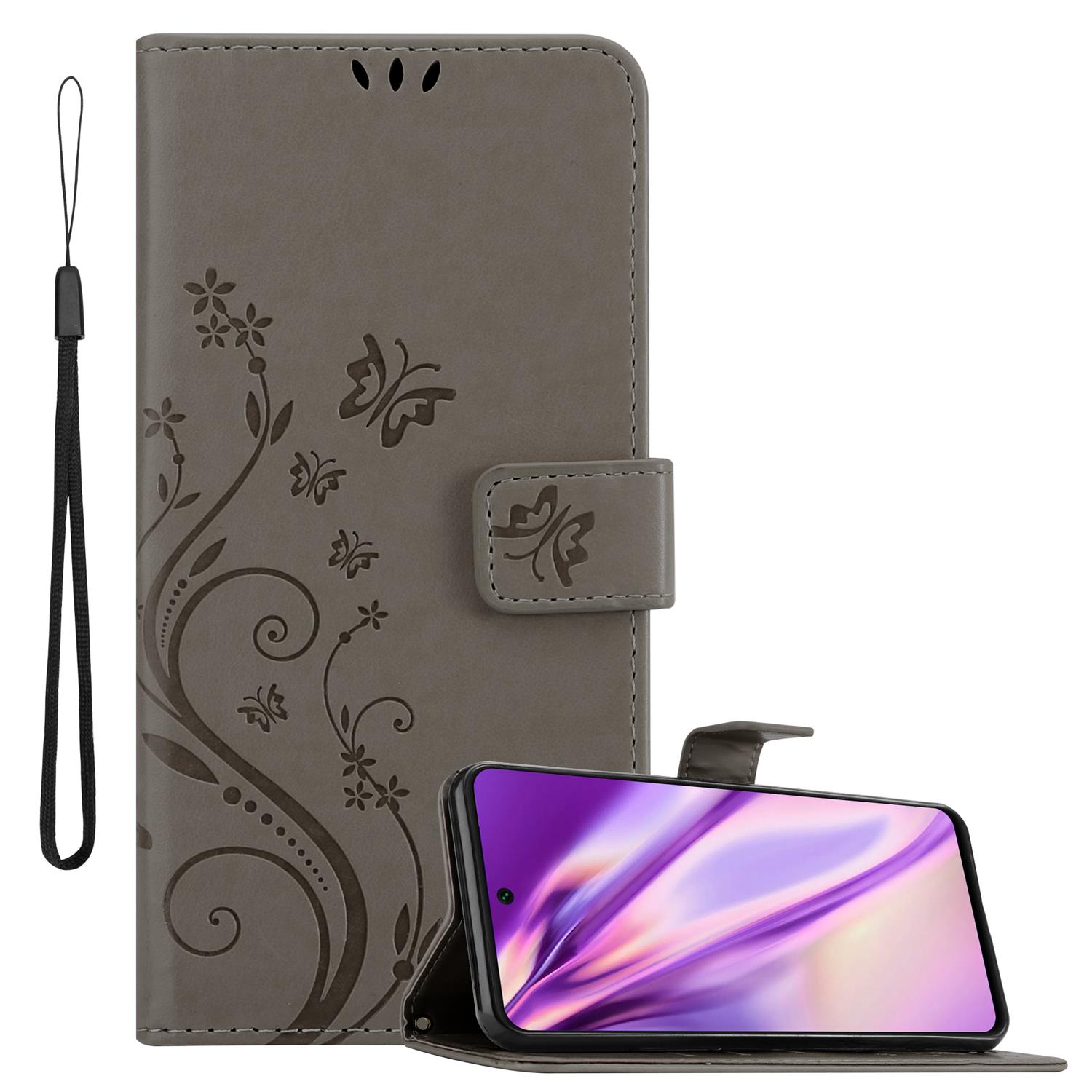 Case Compatible For Huawei 2021 Protective Cover With Magnetic Closure, Stand Function And Card Slots Flip Case Flower Cover Phone Case Foldable Case Book Bag