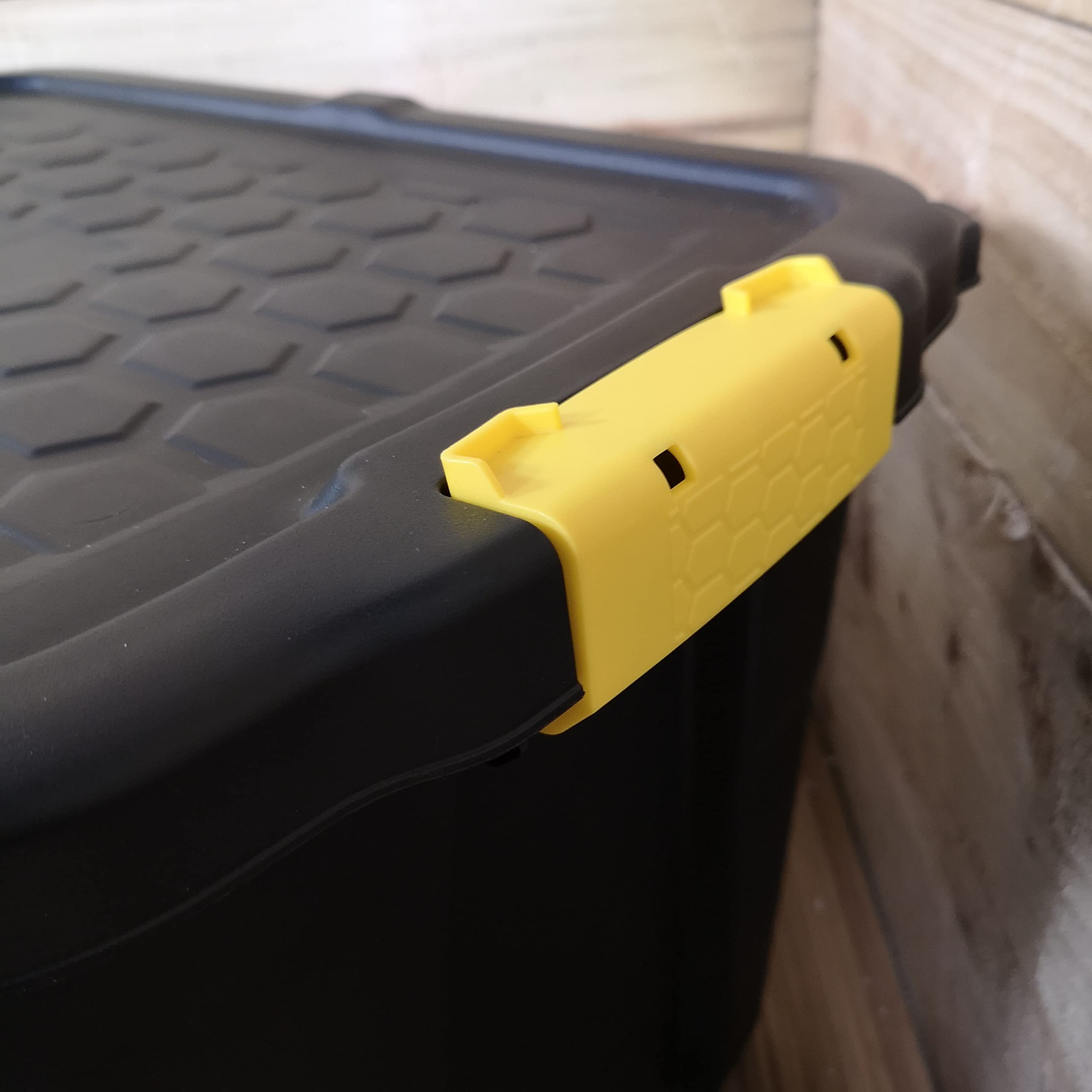 60L Heavy Duty Storage Tub, Lockable & Stackable
