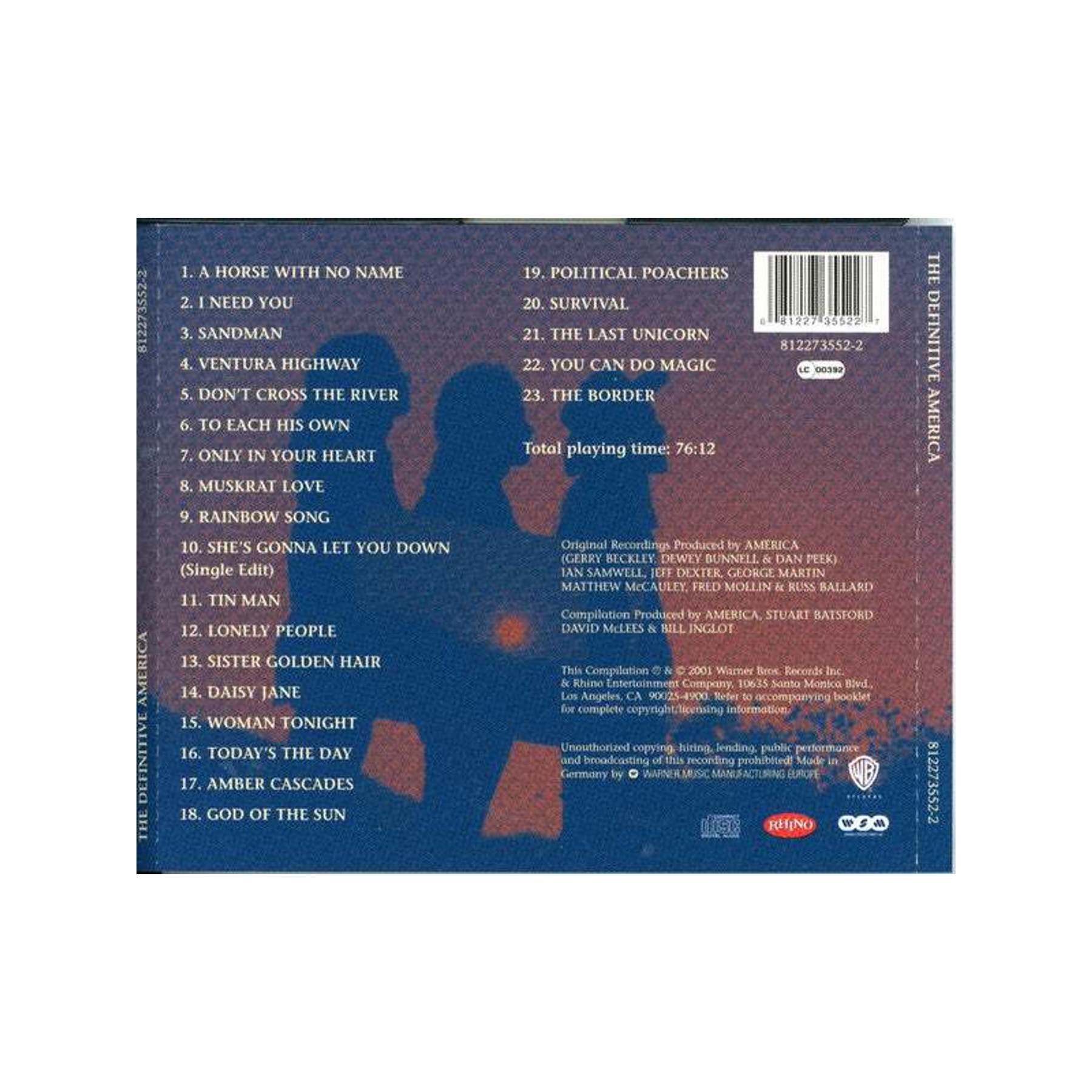 TEMU America - Definitive - Cd - F23z