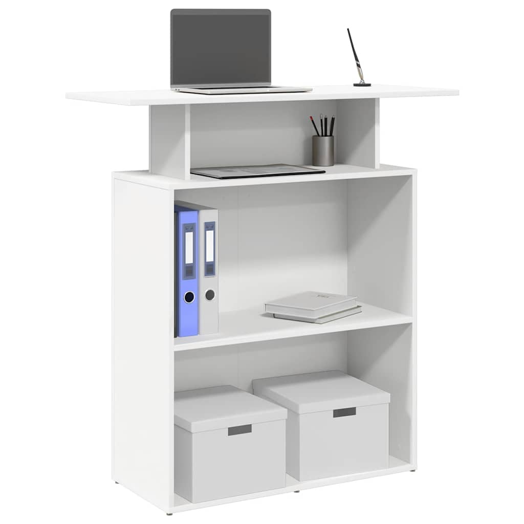Image of Vidaxl Reception Desk Reception Desks Reception Counter Reception Table Salon Reception Desk Office Reception Desk Cash Desk Desk Reception Reception Counter