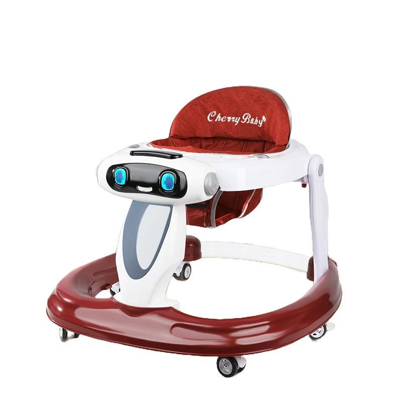 33737eba-f11e-4ba3-bd18-12608f8c2cbf.jpeg 2-in-1 360° Loopwagen voor Kinderen met Verstelbare Hoogte, Stabiele Piramidevoet, Stille Wielen en Veilig Ontwerp