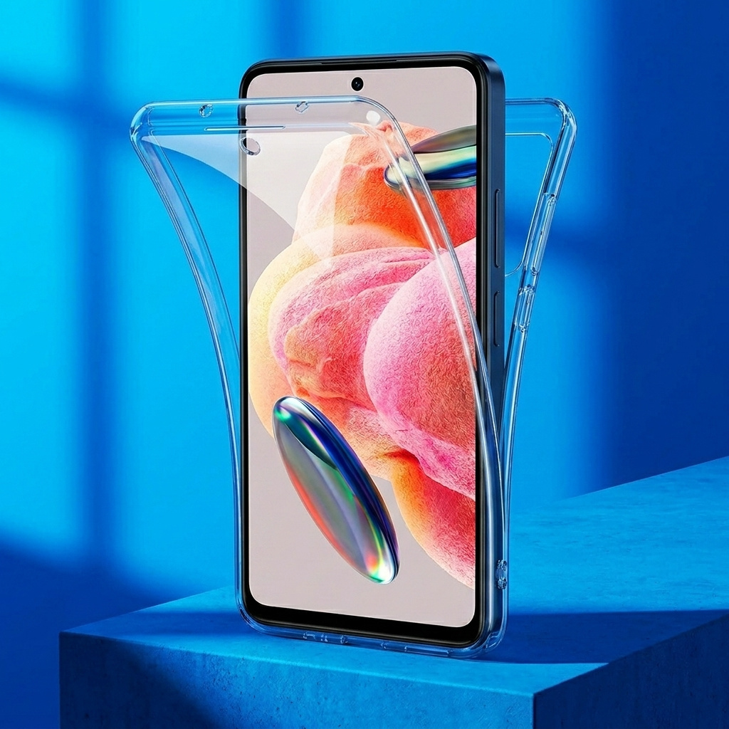 TEMU para 5G Carcasa , Antigolpes Full Body 2 Piezas Transparente