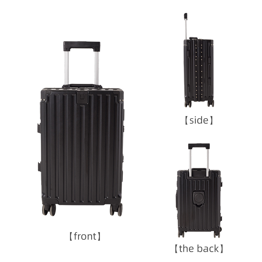 20 Inch Hard Shell Suitcase with Cup Holder