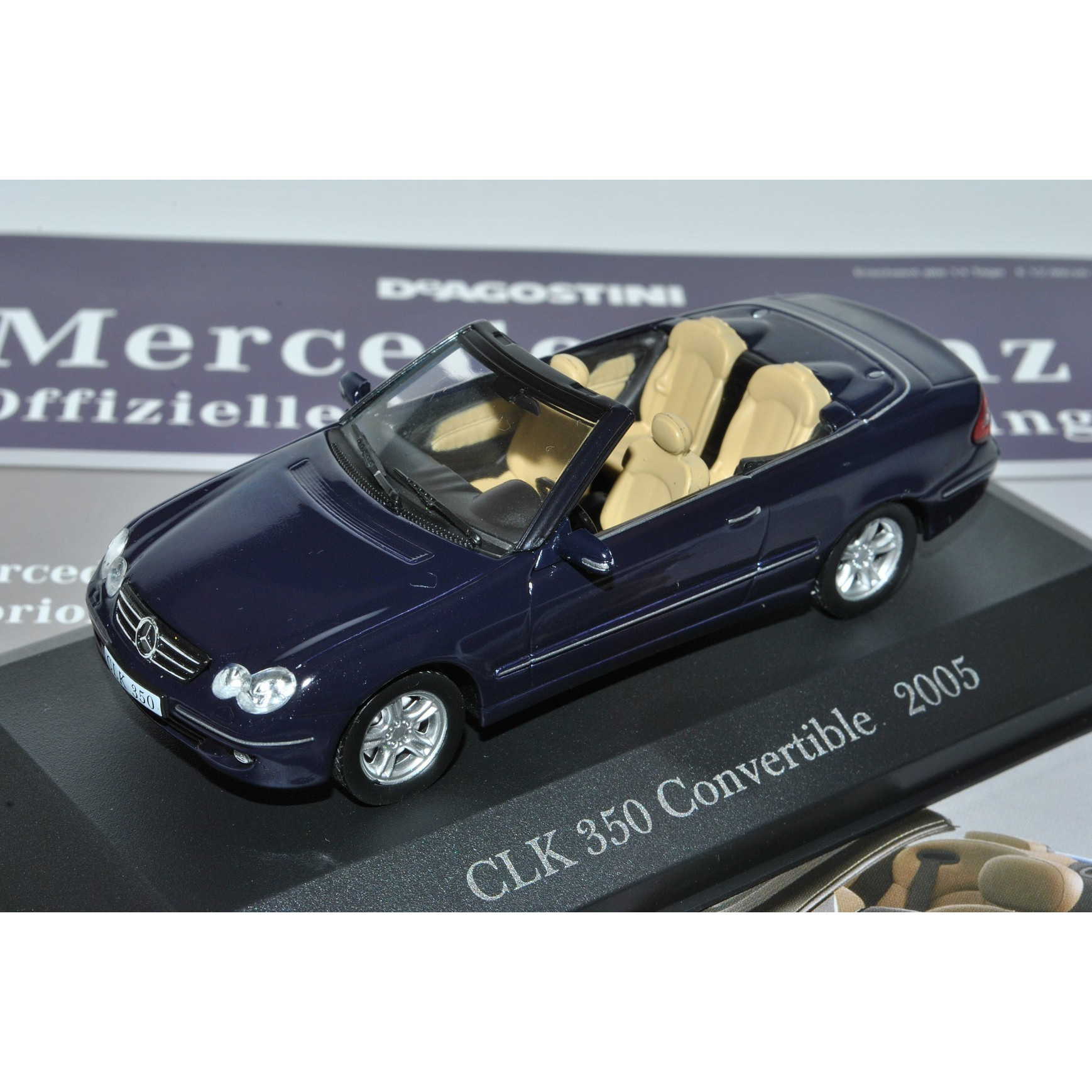 Mercedes-benz Clk Dark Blue Black A209 2003-2010 1/43 Ixo Model Car