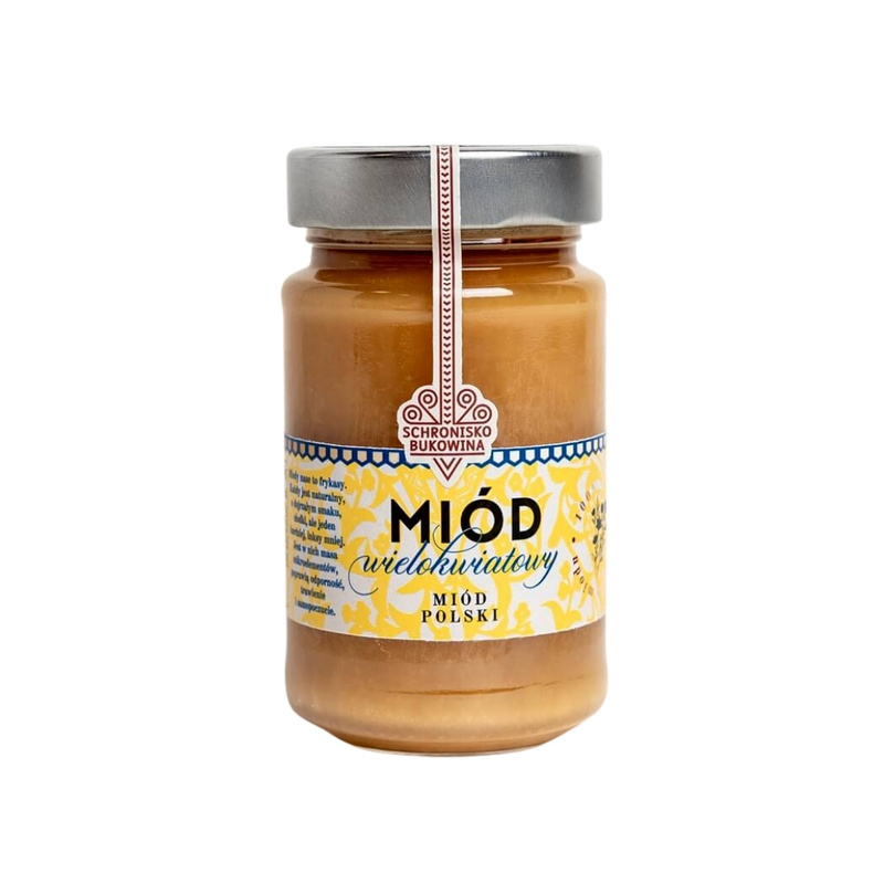 Image of Multi-flower Honey 240 Ml/315 Grams - Bukovina Protected Area