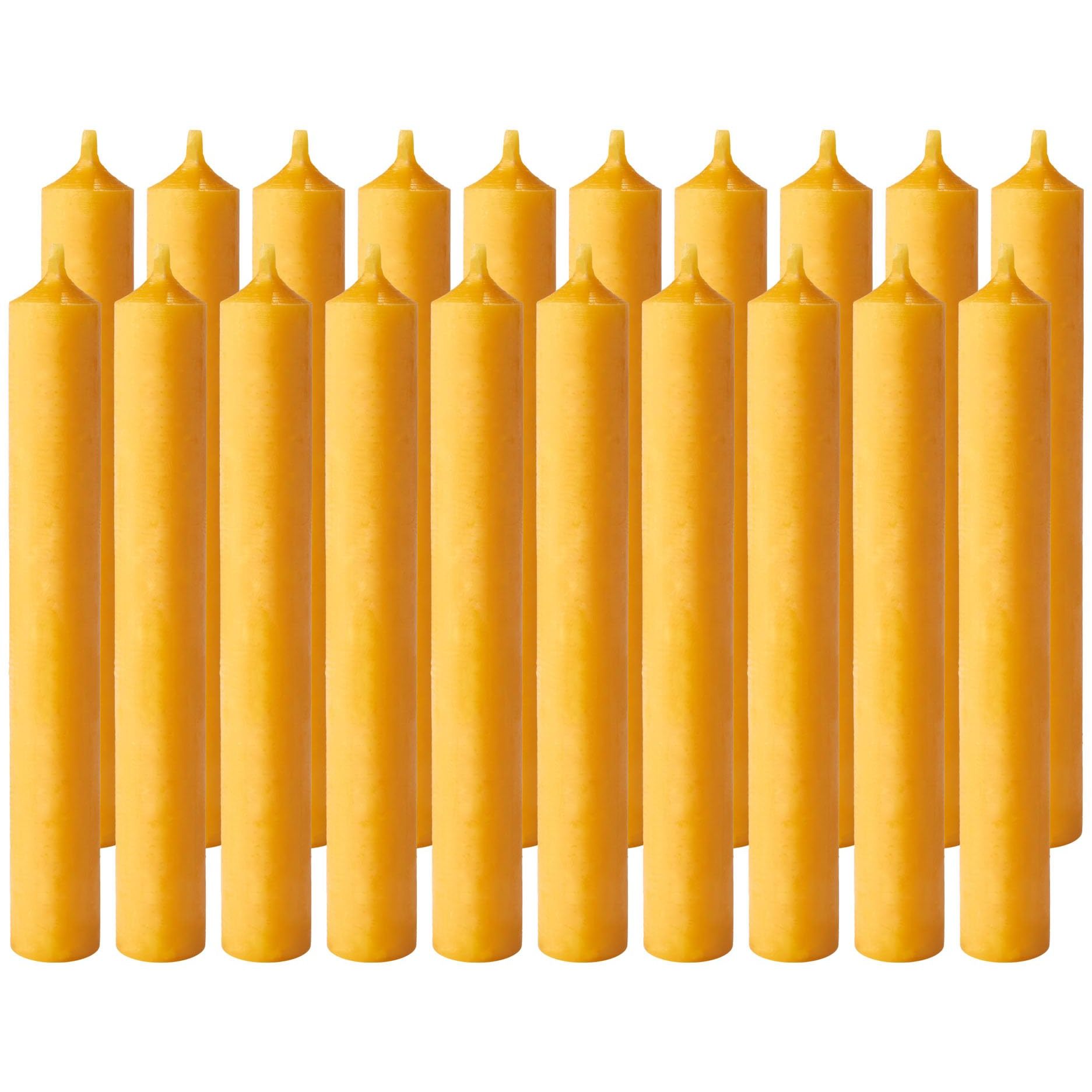Image of Brubaker 20-pack Beeswax Candles - Beeswax - 9.5 Cm Taper Candles