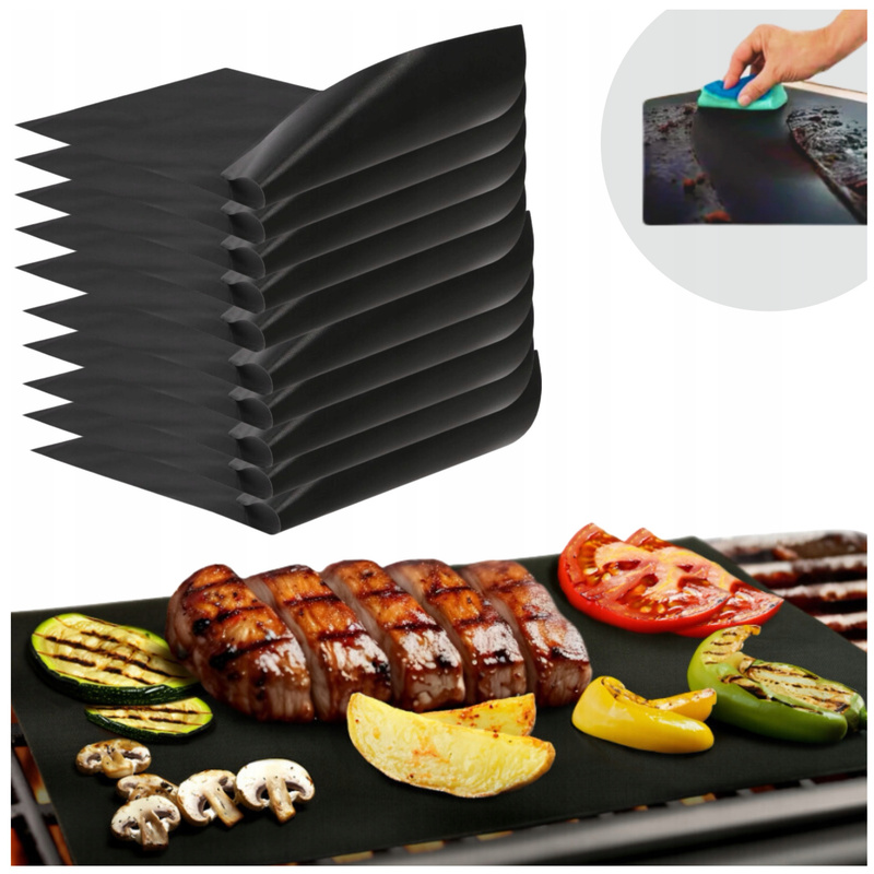 Grill Mat 10 Pcs Grill Baking Tray Set 10 Pcs