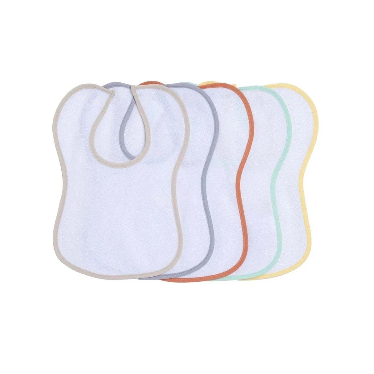 TEMU Messy Duck Waterproof Baby Bib Pack Of 5