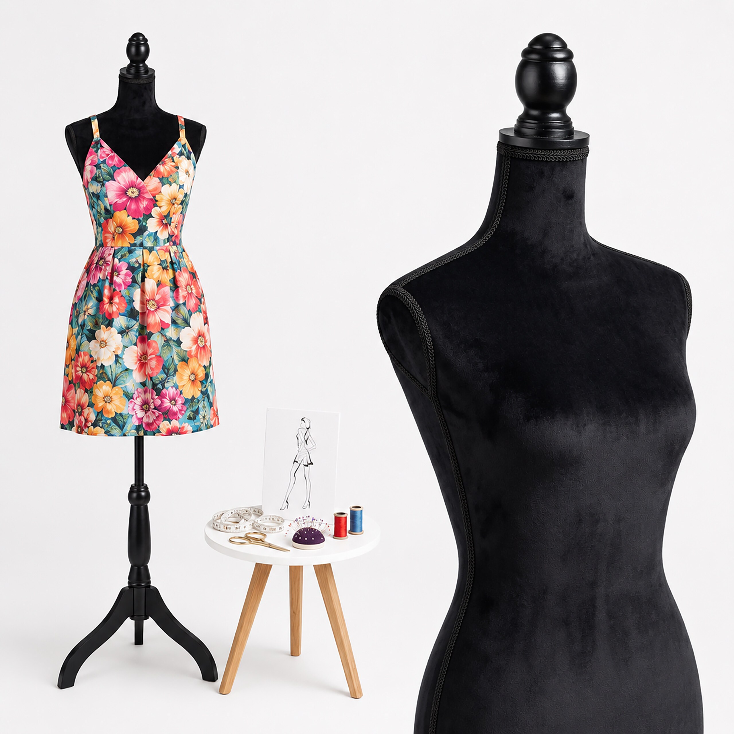 Image of Dress Form In Black