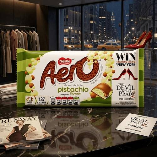 aero pistachio flavour bar 90g