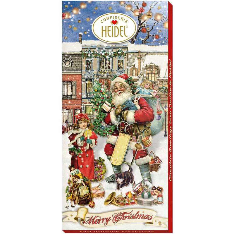 Image of Heidel 'christmas Nostalgia' 3d Chocolate Greetings 100g