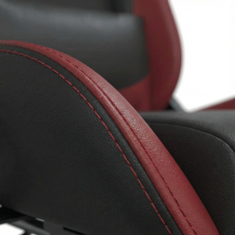 Massage gamestoel met voetensteun kunstleer zwart en wijnrood Demonteerbaar Ruimtebesparend Essentiële decoratie Onmisbaar voor tuinieren Eerste artikel met korting Gezinsvriendelijk Voldoet aan grensoverschrijdende voorschriften Kies voor hoogwaardige duurzame comfortabele en kwalitatief hoogwaardige materialen