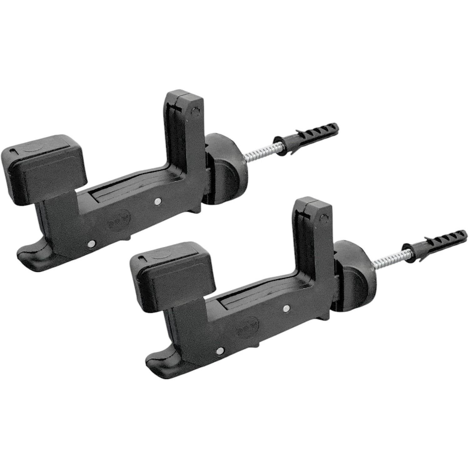 TEMU 2-piece Adjustable Cricket-type Blind Stopper Kit - Automatic Anchoring System For 40-55 Mm Frames | Locks Shutters And Blinds | Integrated Wall