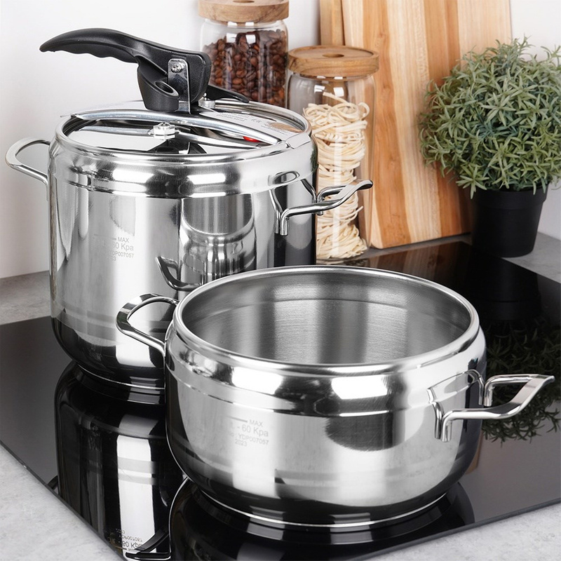 Image of Steel Pressure Cooker Profi 4+7 L, 2 Pcs
