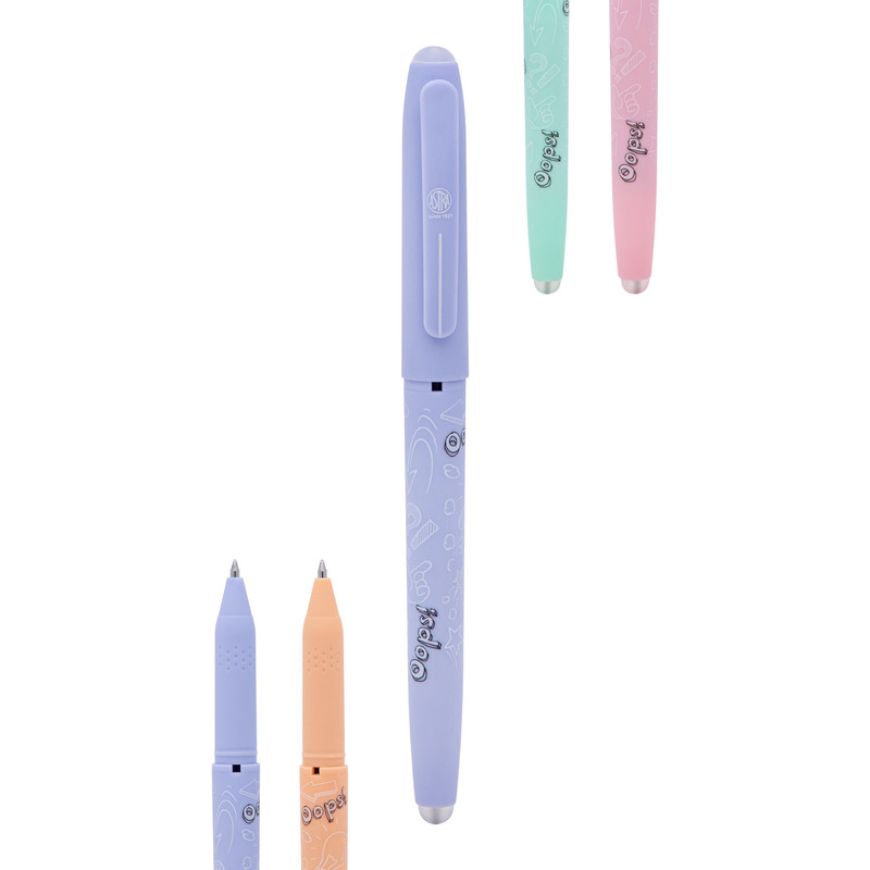 Oops – Erasable Pen, Blue, Pastel