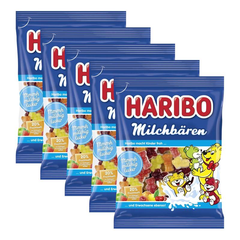 5-pack Haribo Milk Bears 160g (5x160g)