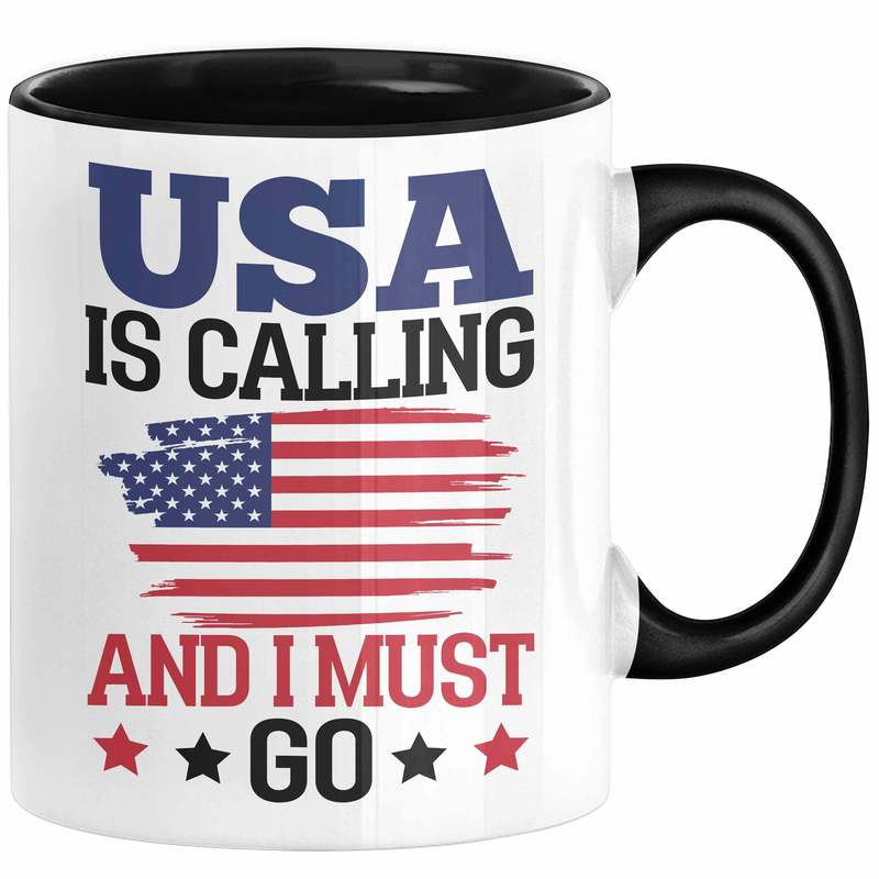 Image of Usa Mug Gift - America Gift Idea For , United States Of America, Usa Is Calling And I