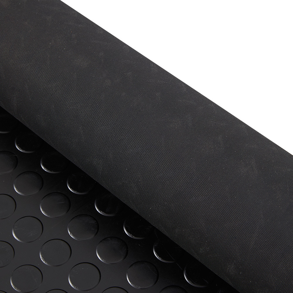 3mm Thick Rubber Anti-Slip Mat, Round Dot Pattern